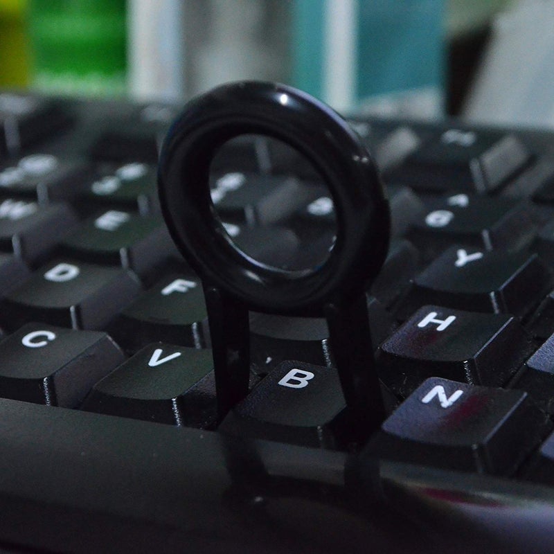 APUXON 5Pack Black Color Rounded Key Puller Keycap Puller/Key Cap Remover Tool for Mechanical Keyboard - Image 3